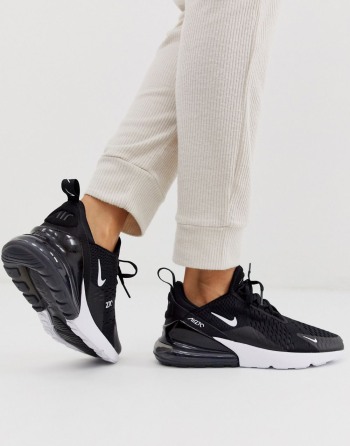 Nike Air Max 270 Crne Bijele - Ženske Tenisice | 29704TZJH